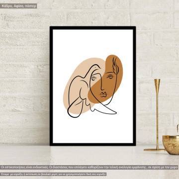 Matisse style pattern I, Poster