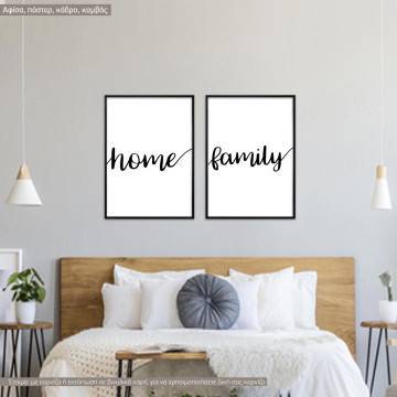 Home Family, poster 2ptych