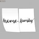 Home Family, poster 2ptych