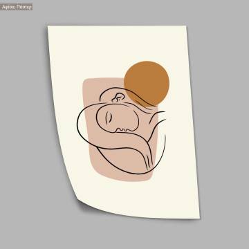 Picasso style II,  κάδρο, μαύρη κορνίζα 2