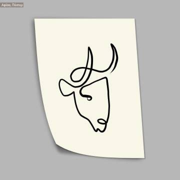 Picasso style XIV,  κάδρο, μαύρη κορνίζα 2