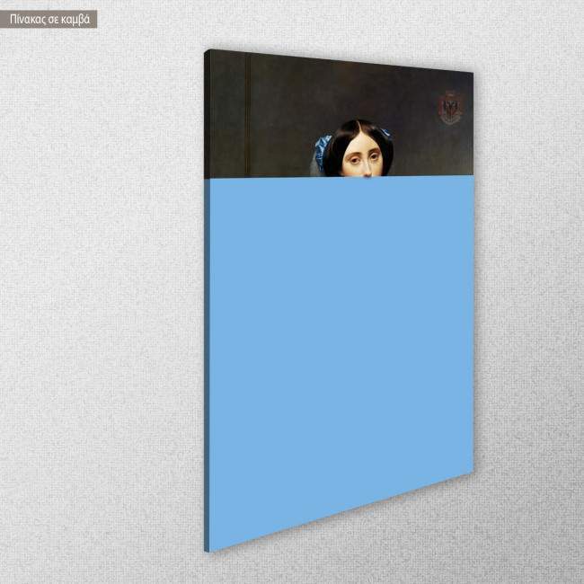 Canvas print Reart Princesse de Broglie, Ingres J. A. D, side