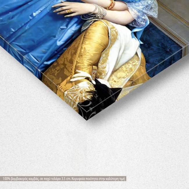 Πίνακας ζωγραφικής Reart I   Princesse de Broglie, Ingres J. A. D, αντίγραφο σε καμβά, λεπτομέρεια