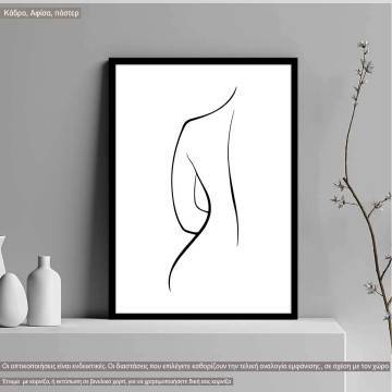 Female figure I, poster