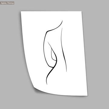 Female figure I,  κάδρο, μαύρη κορνίζα 2