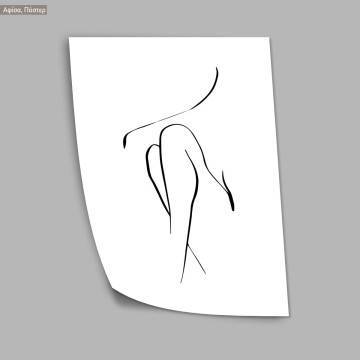 Female figure II,  κάδρο, μαύρη κορνίζα 2