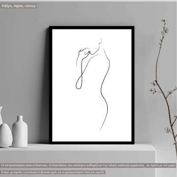 Female figure III, poster