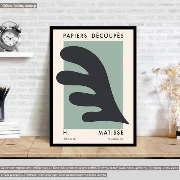 Matisse, Paris 1955 b, Κάδρο