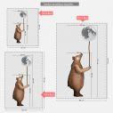 Kids wall stickers Bear and moon