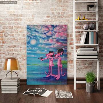 Canvas print Pink panther fiction