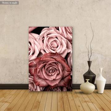 Canvas print Rose wall
