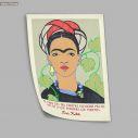 Frida with skull necklace, Poster