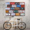 Canvas print License plates