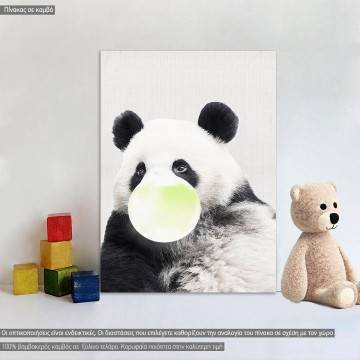 Kids canvas print Bubble panda
