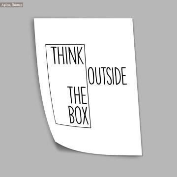 Poster Think outside the box II 2