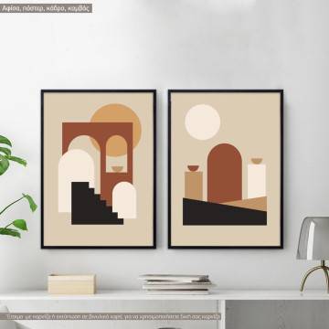 Island combo, poster two panels