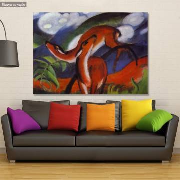 Canvas print Red deer II, Marc Franz
