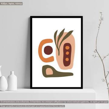 Natura modern abstract I, Poster