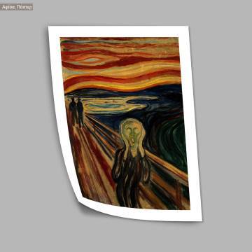 The scream, Munch Edvard, Poster 2