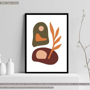 Natura modern abstract VΙ, Poster