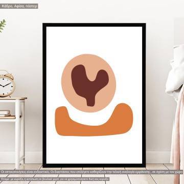 Natura modern abstract IX, Poster