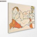 Πίνακας ζωγραφικής Lovers, Schiele E, αντίγραφο σε καμβά, κοντινό