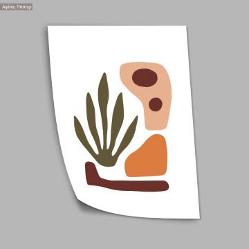 Natura modern abstract XIII, κάδρο, μαύρη κορνίζα 2