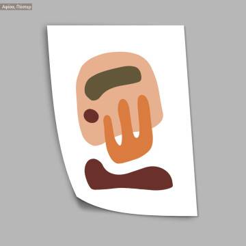 Natura modern abstract XV, κάδρο, μαύρη κορνίζα 2