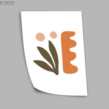 Natura modern abstract XVIII, Poster 2