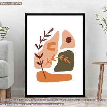 Natura modern abstract XIX, Poster