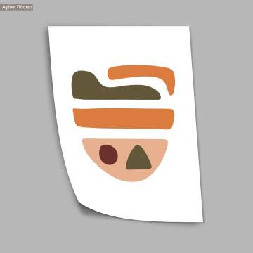 Natura modern abstract XXVI, κάδρο, μαύρη κορνίζα 2