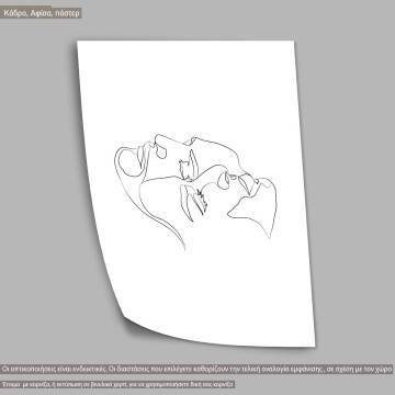 Amour couples romance III, κάδρο, μαύρη κορνίζα 2