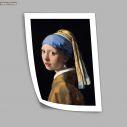 Girl with pearl earring, Vermeer Johannes, Munch Edvard, Poster