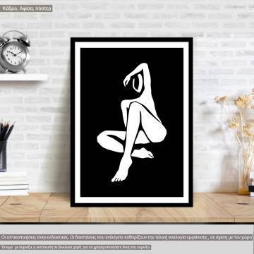 Sensual,  κάδρο, μαύρη κορνίζα I