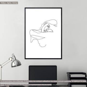 Sily female portraits IV, poster