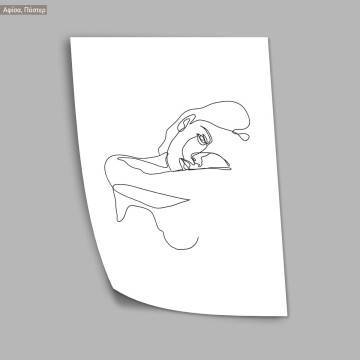 Sily female portraits IV, poster 2