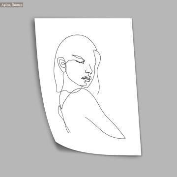 Sily female portraits V, poster 2