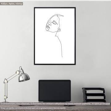 Sily female portraits VII, poster