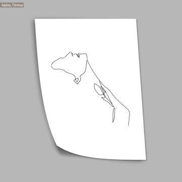 Sily female portraits VIII, poster 2