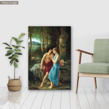 Canvas print Daphnis and Chloe, Cabanel P.