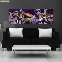 Canvas print Jazz, panoramic