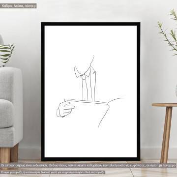 Man figure and lifestyle II, poster