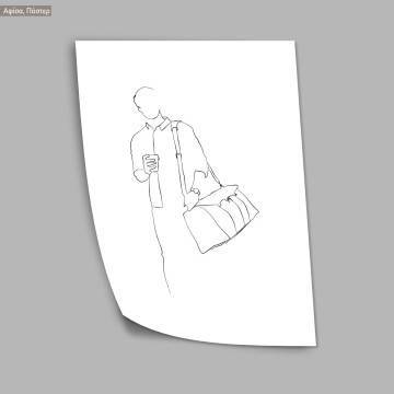 Man figure and lifestyle VI, poster 2