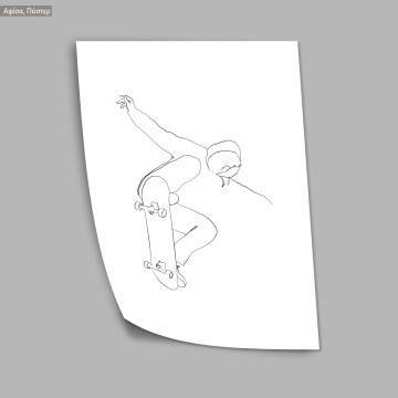 Man figure and lifestyle VIII, poster 2