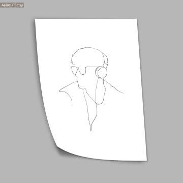 Man figure and lifestyle X, poster 2