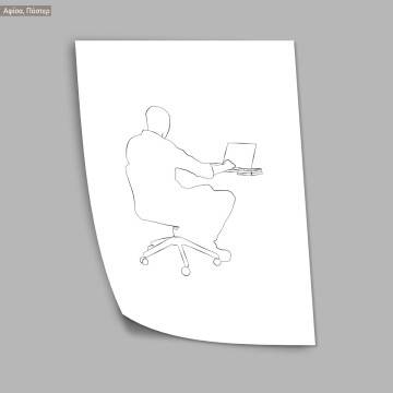 Man figure and lifestyle XI, poster 2