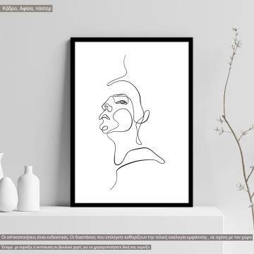 Eyes and figure II, poster