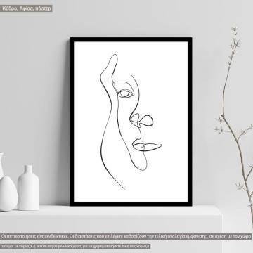 Eyes and figure III, poster