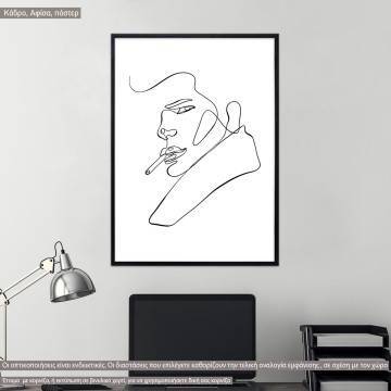 Eyes and figure XI, poster