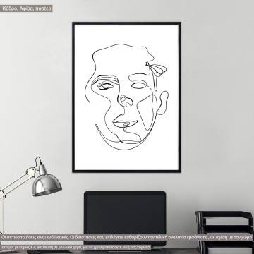 Eyes and figure XI, poster